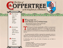 Tablet Screenshot of coppertree.aethelmearc.org