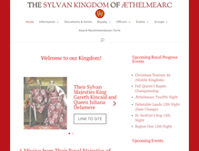 Tablet Screenshot of aethelmearc.org