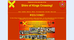 Desktop Screenshot of kingscrossing.aethelmearc.org